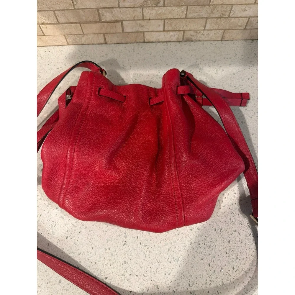 Kate Spade Highland Place Katie Bucket Crossbody red WKRU2915 (220